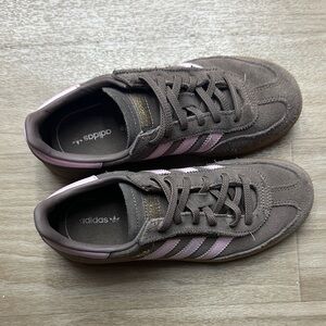 Adidas Suede Sneakers in Brown and Pink